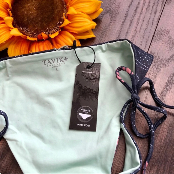 🦋B2G1🦋TAVIK JAX Yokota Floral Bikini Bottoms NWT | LARGE | - Picture 7 of 9